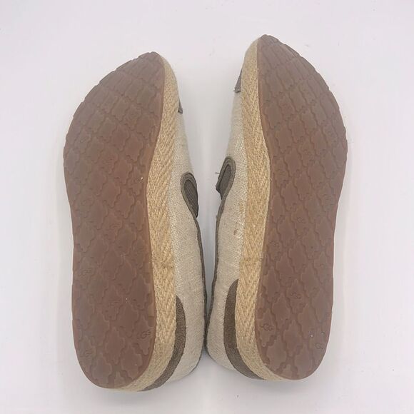 UGG women’s Delizah natural canvas slip on loafer size 6 - Picture 6 of 8